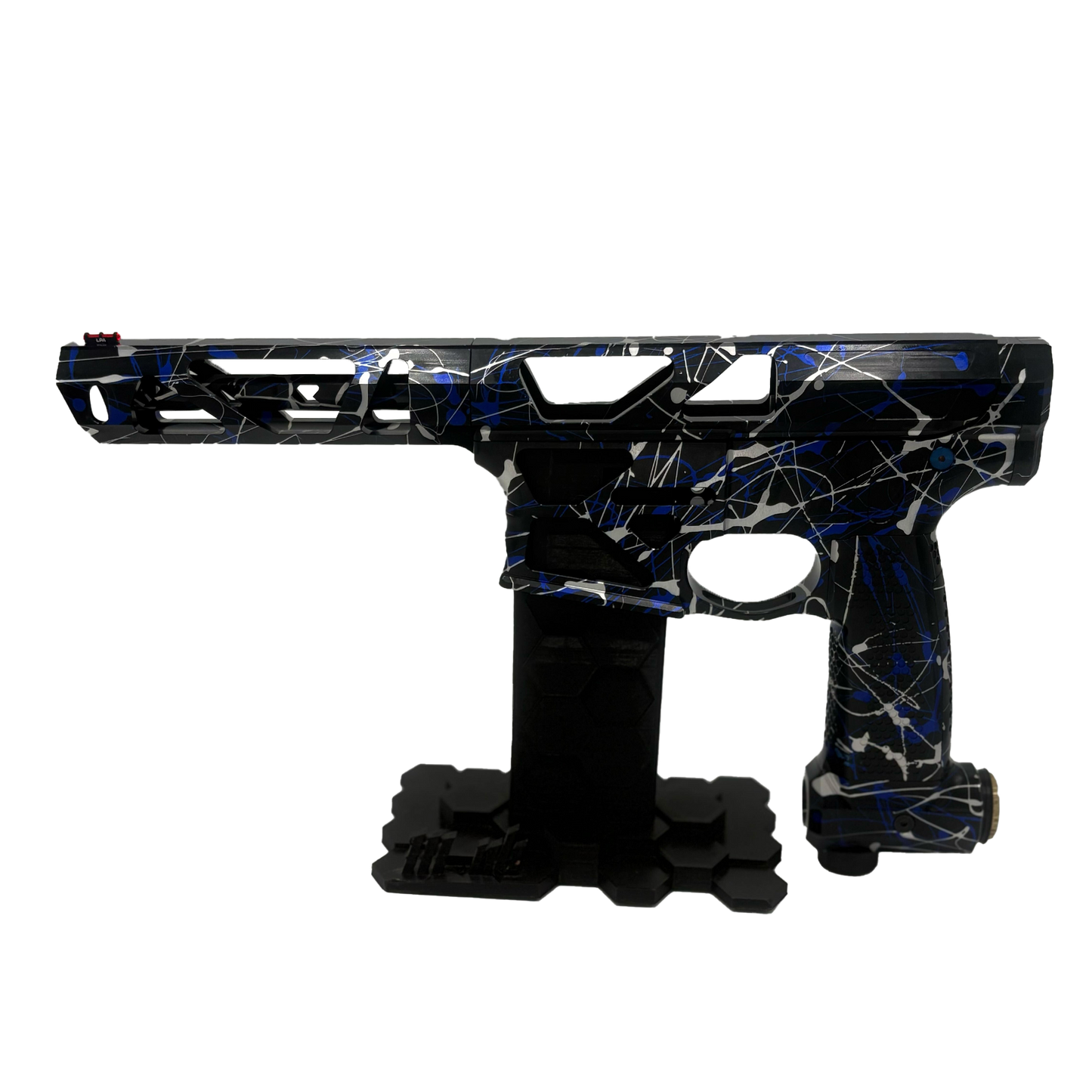 Oracle 1 - Black - Silver and Navy Blue Splatter *Delta