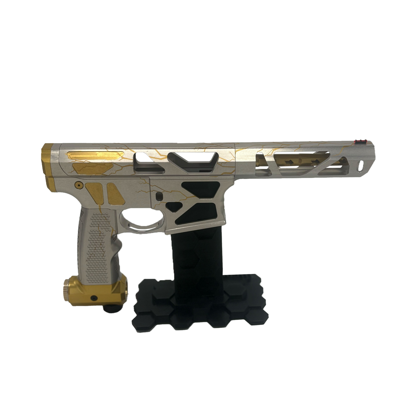 Oracle 1 - Silver w/ Gold Accents & Gold Lighting