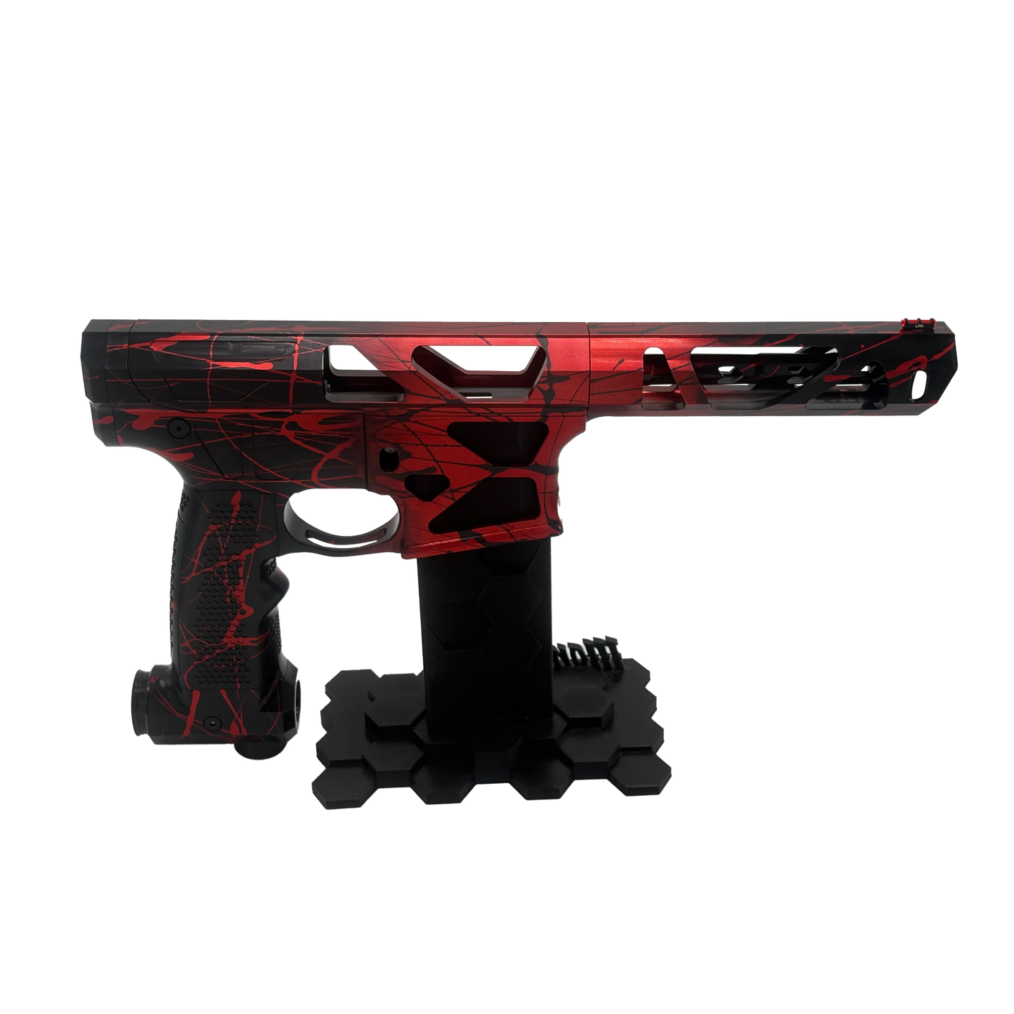 Oracle 1 - Black/Red w/ Black/Red Splatter