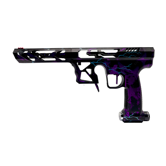 Oracle Rogue 9 Pooty Black/Purple with Blue lighting