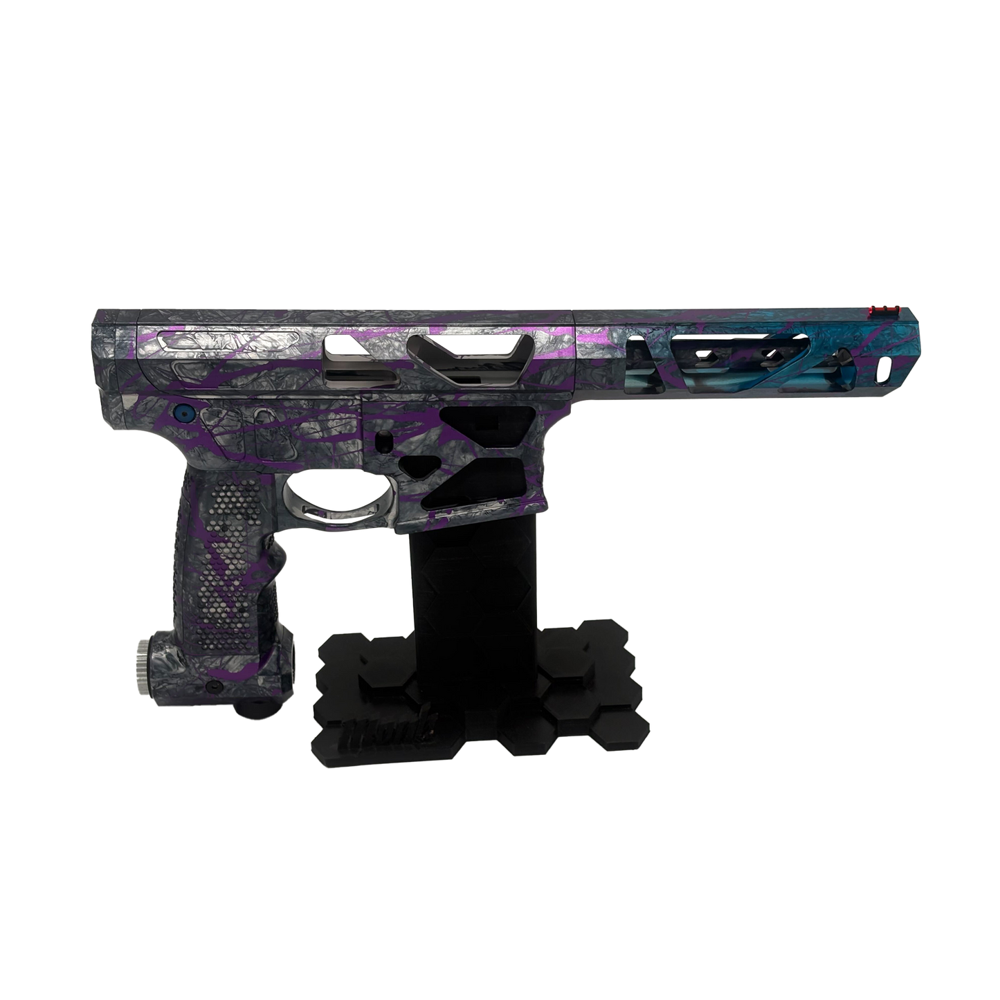 Oracle 1 - Silver/Blue/Marble w/ Purple Splatter