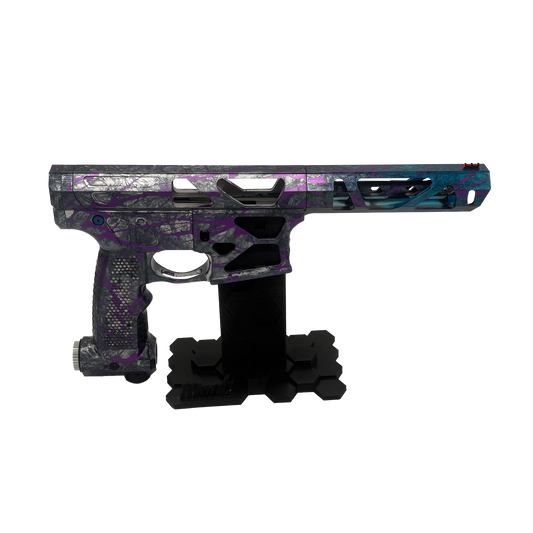 Oracle 1 - Silver/Blue/Marble w/ Purple Splatter