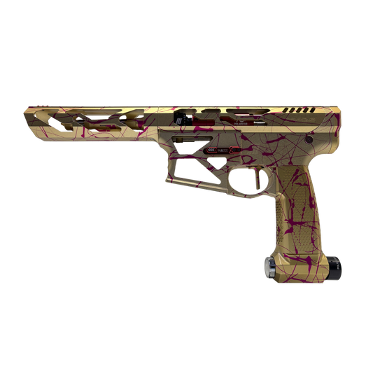 Pooty Golden Oracle with Pink splatter full build