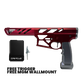 Monk's Choice M4 Receiver Set (Titanium/Red)